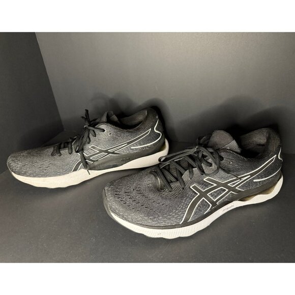 Asics Gel Nimbus 24 Black White Athletic Shoe Running Mens 13 - Picture 4 of 7